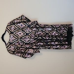 By Anthropologie sequined baby doll dresss